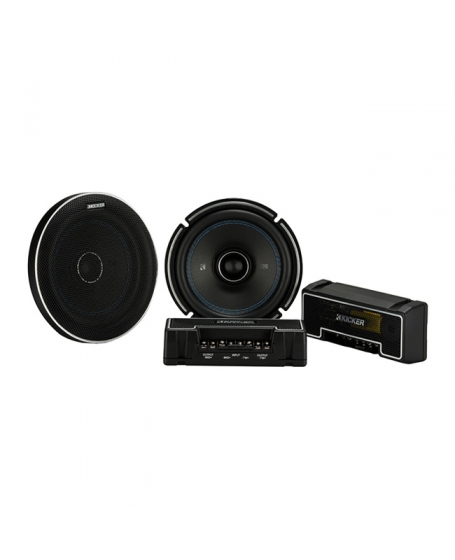KICKER Q-Class QS-SERIES 6.75 inch 2 Way Coaxial Speaker with Crossover