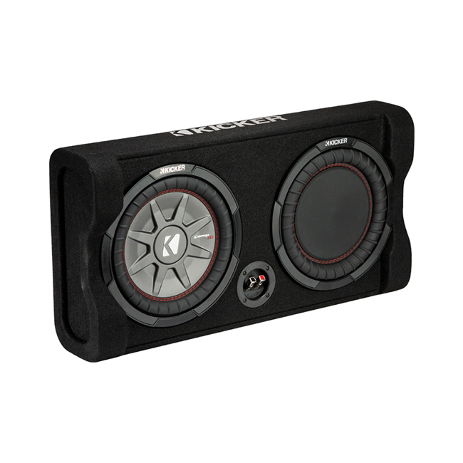 KICKER Car Audio TRTP 10 inch DownFiring Loaded Enclosure, 800W 47TRTP102 NEW 2020