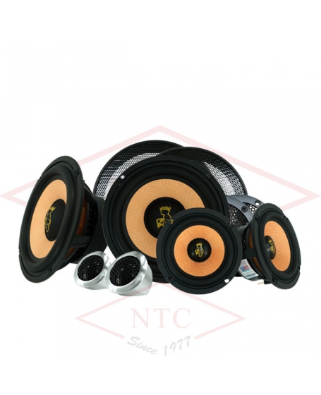 MOHAWK M5-SERIES SQ 6.5 inch 3 Way Component Speaker