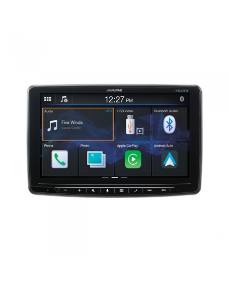 ALPINE Halo9 9 inch WVGA Floating Display Multimedia Station with HDMI IN/OUT