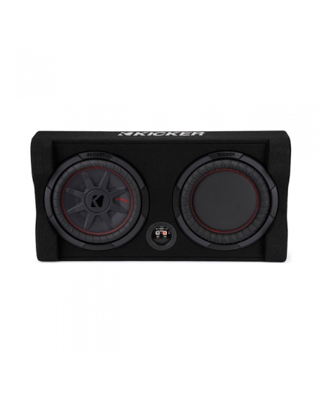 KICKER TRTP 10 inch Down-Firing Loaded Enclosure with Reflex Sub 2 Ohm