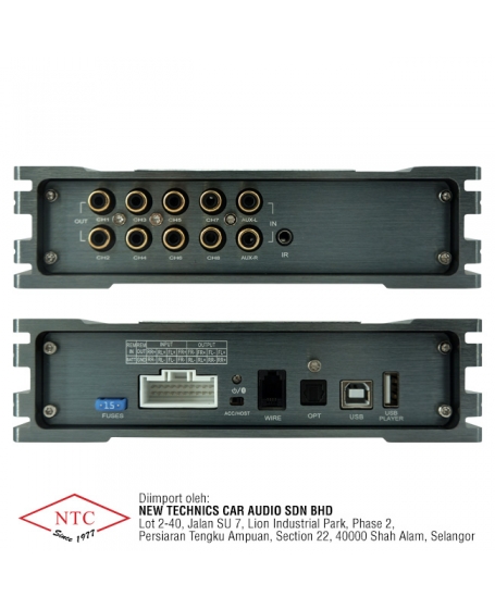 MOHAWK M1-SERIES 4 Channel DSP Amplifier 4in8out