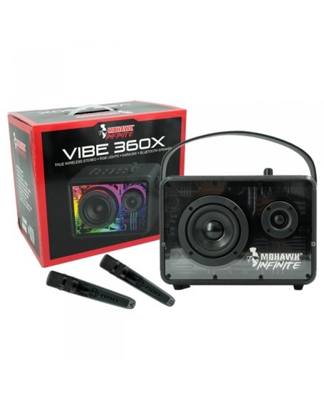 MOHAWK INFINITE VIBE360 PORTABLE SPEAKER WITH MIC